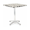 TABLE BISTROT WZ SOCLE ALLUM 4 BRANCHE