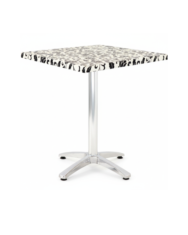TABLE BISTROT WZ SOCLE ALLUM 4 BRANCHE